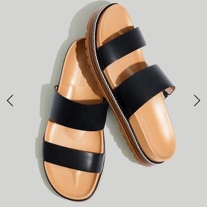 Madewell Charley Double-Strap Slide Sandal
